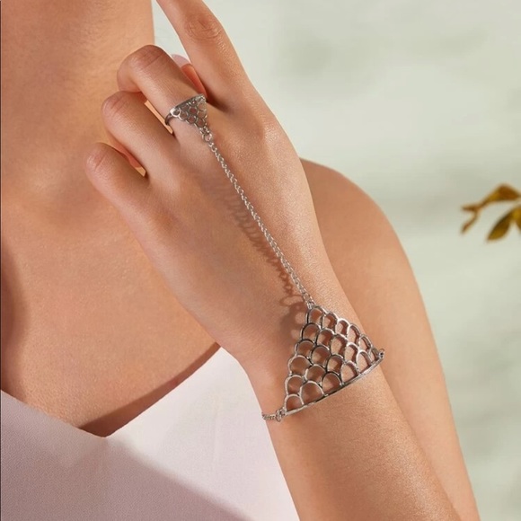 Jewelry - • Cameron • Finger Ring Chain Bracelet